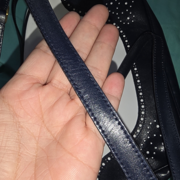 Salvatore Ferragamo Blue and White Shoulder Bag with Luxurious Design - Picture 3 of 10